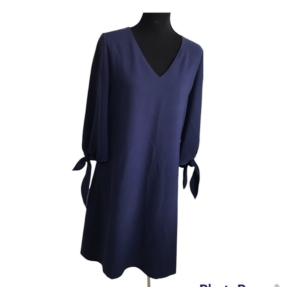 Lafayette 148 New York Womens Kenna Dress 3/4 Sleeves Knee-Length Medium D - Picture 5 of 9